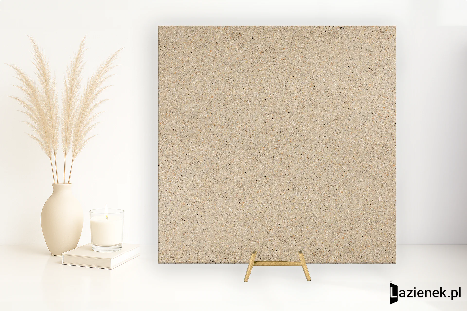 Graniti Fiandre Il Veneziano Seminato Beige polerowana 120x120 cm gr. 10 mm - płytka rektyfikowana / AL242X10120
